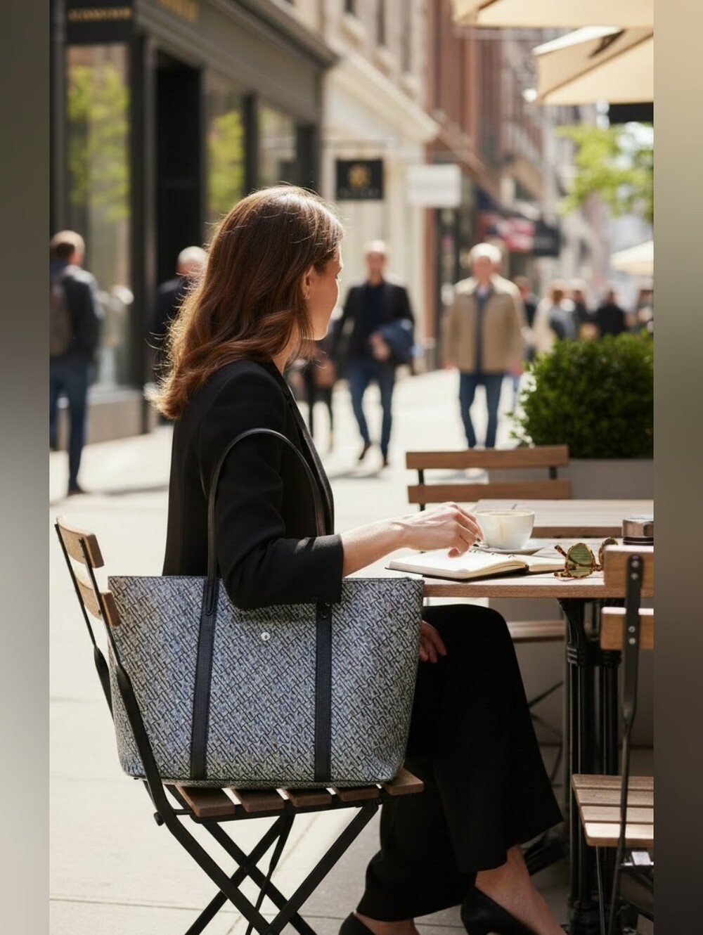 Cole Haan Coated Canvas Monogram Shoulder Bag
